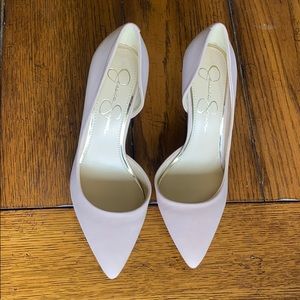 Baby pink heels size 8